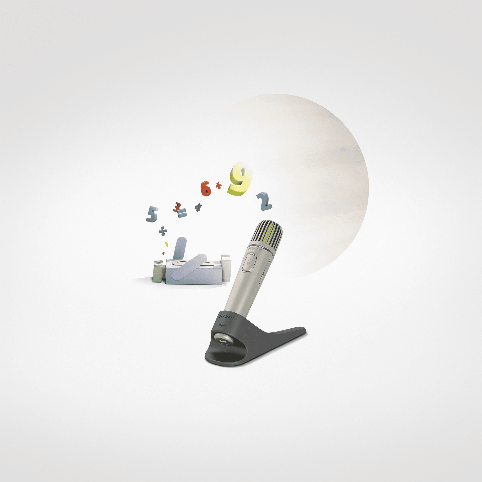 Abbildung von Phonak Roger Pass-around Handmikrofon